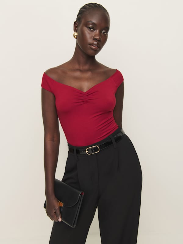 Haven Knit Top - Sangre